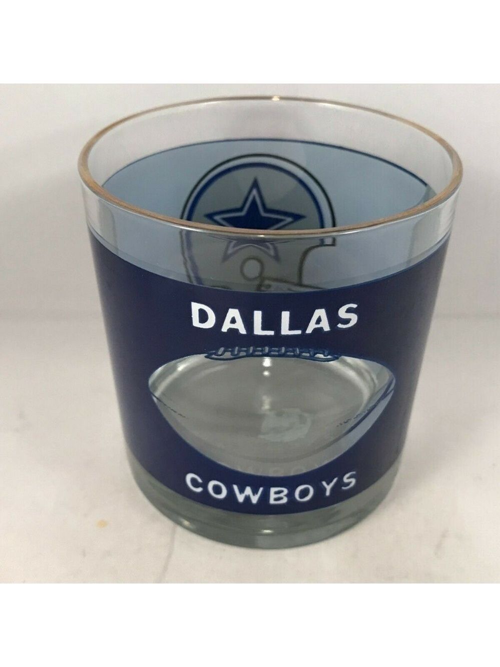 vintage Dallas Cowboys NFL Cocktail Helmet Glasses - Picture 2 of 3